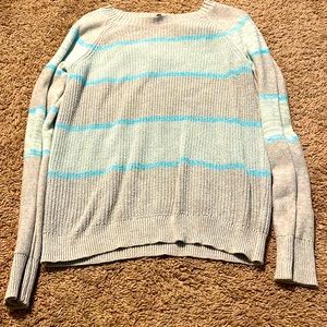 Grey and blue mossimo shirt